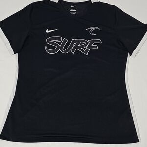 Nike Dri-Fit Striped Raglan Sleeve V-neck Jersey T-shirt Men's Jersey L Slim-Fit